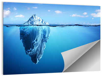 Split-level Iceberg Wall Art