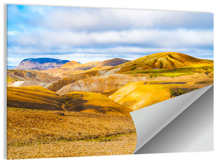 Landmannalaugar Rhyolite Mountains Wall Art as a poster print