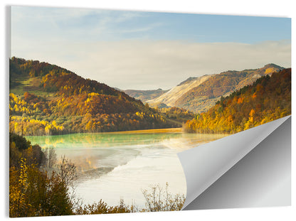 Bright Green Tailings Lake Wall Art