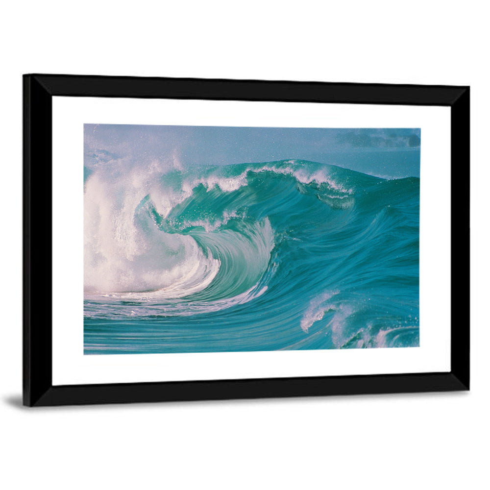 Breaking Barrel Wave Wall Art