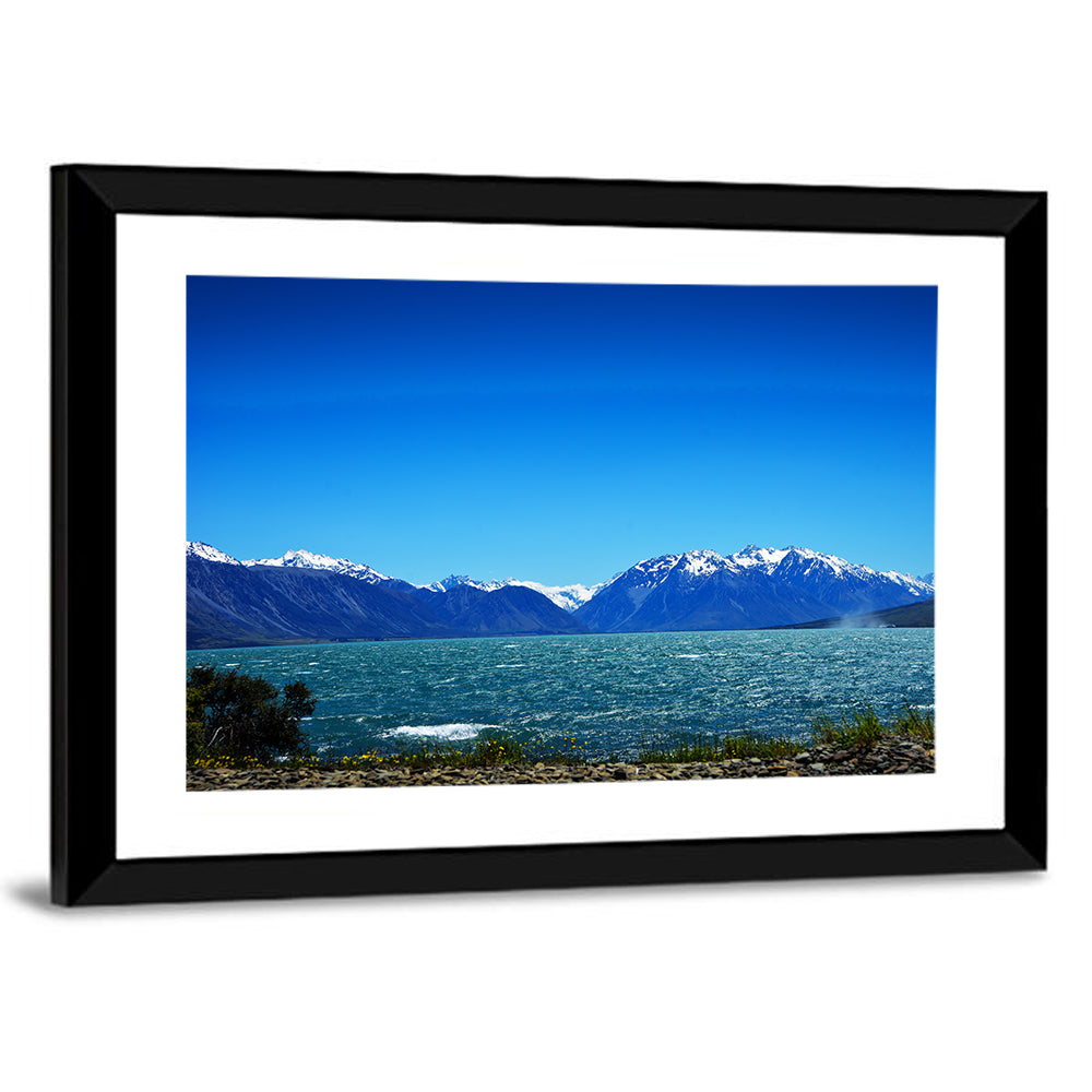 Lake Ohau Snow Peaks Wall Art