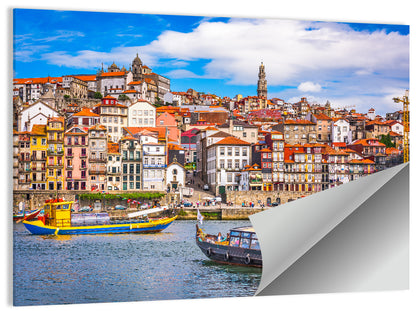 Porto Old Town Douro Riverfront Wall Art