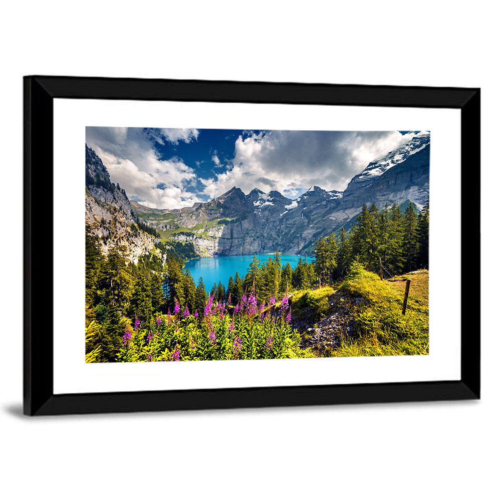 Oeschinensee Summer Landscape Wall Art