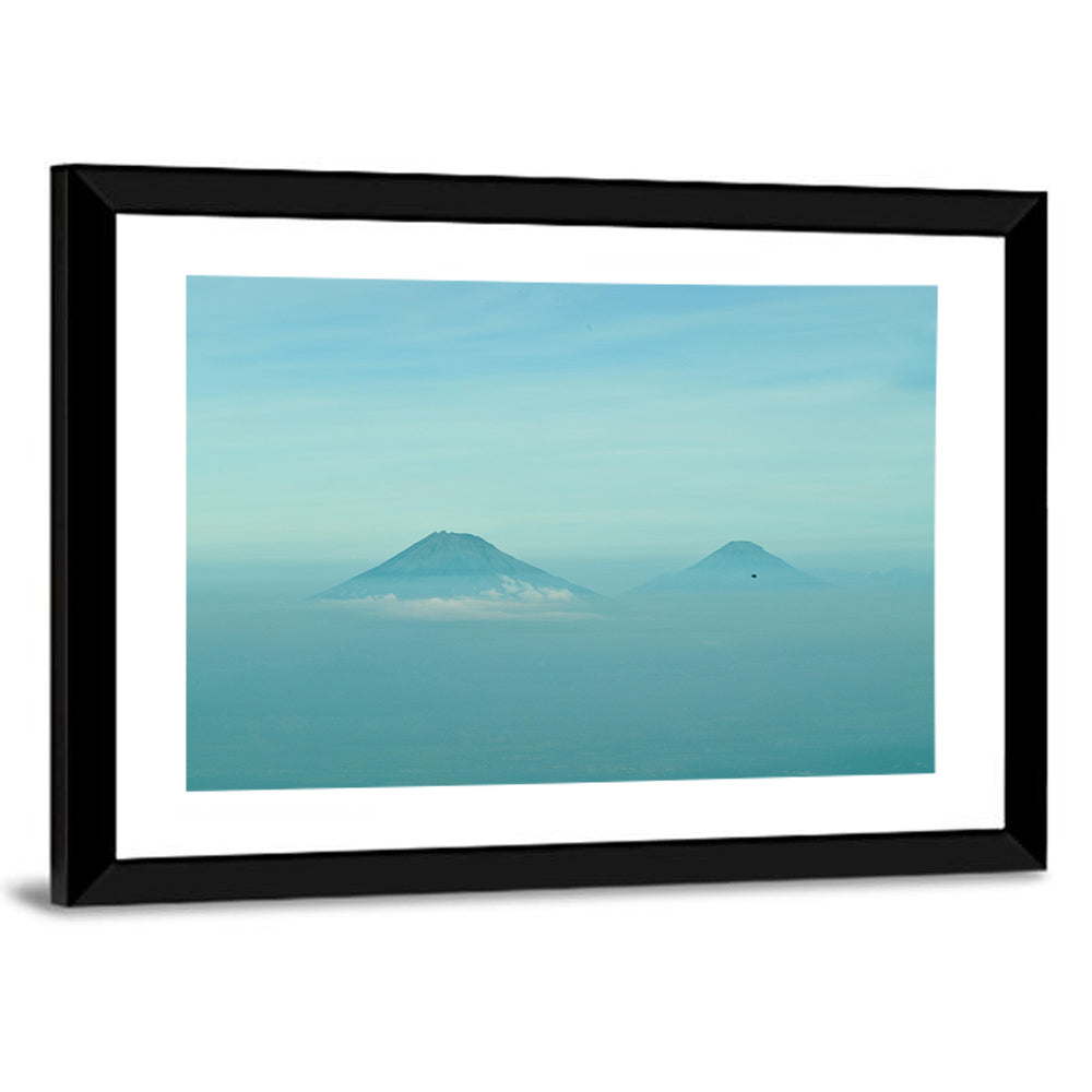 Sumbing and Sindoro Volcanoes Wall Art