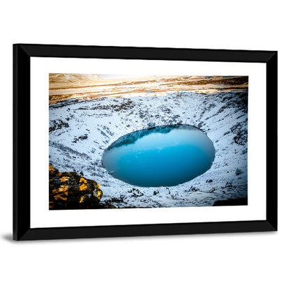 Kerid Crater Lake Wall Art