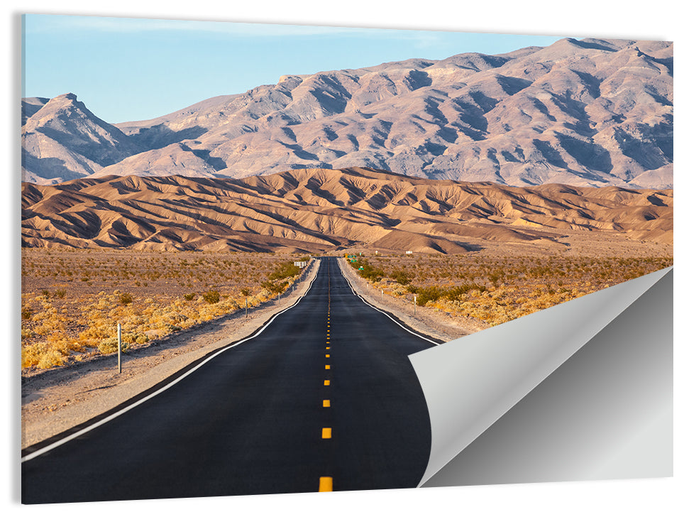 Death Valley Desert Road Wall Art
