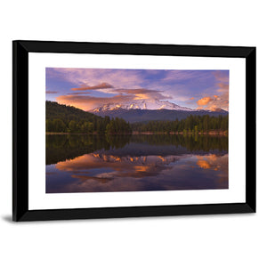 Mt Shasta from Siskiyou Lake Wall Art