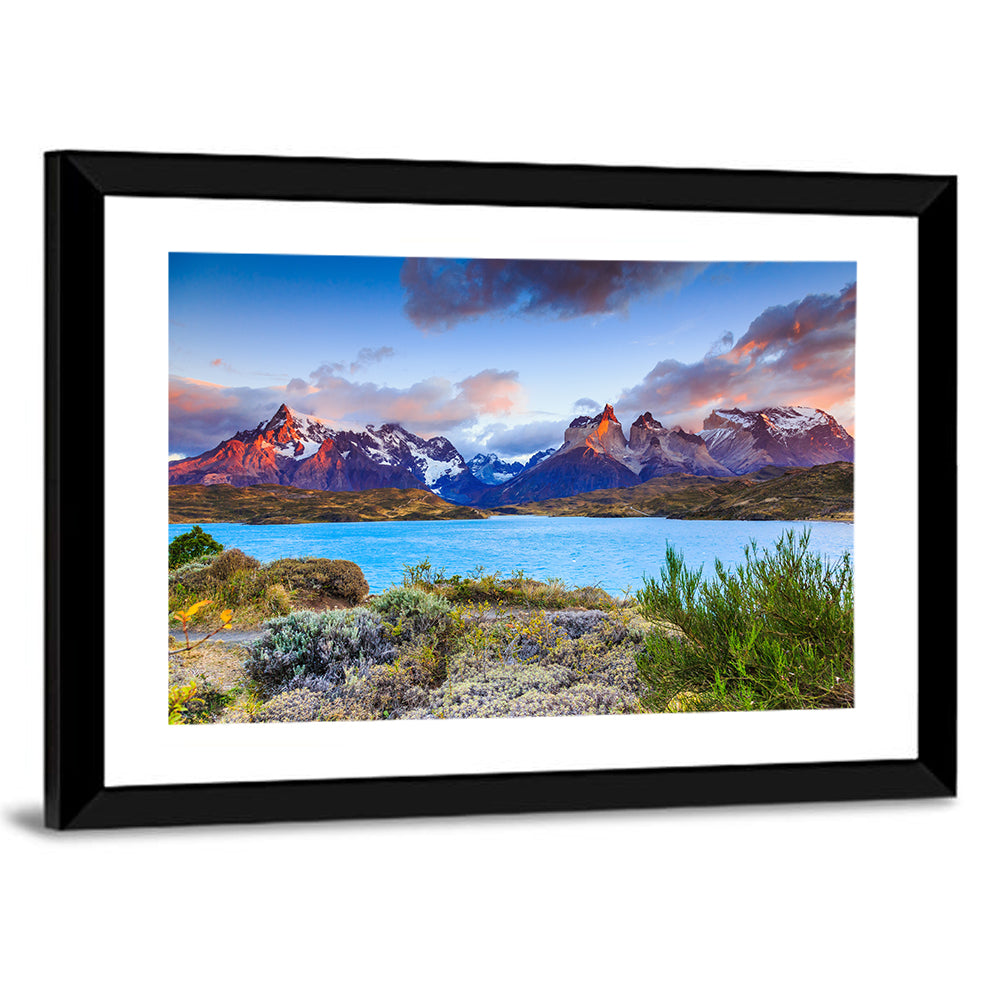 Lake Pehoe at Dawn Wall Art