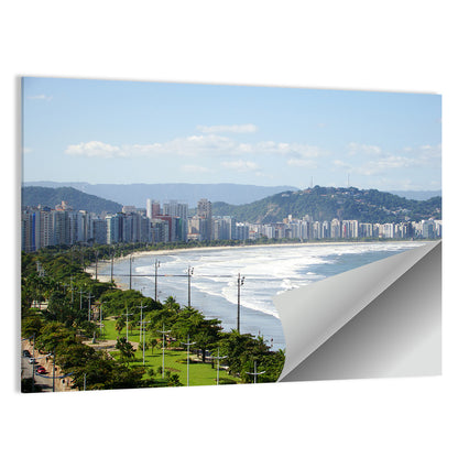 Santos Beach Promenade Wall Art