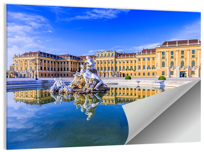 Schönbrunn Palace Fountain View Wall Art
