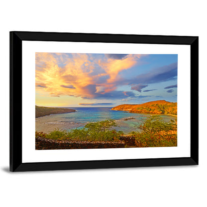 Hanauma Bay Golden Hour Wall Art