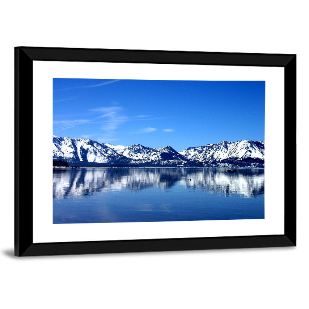 Lake Tahoe Mountain Reflection Wall Art