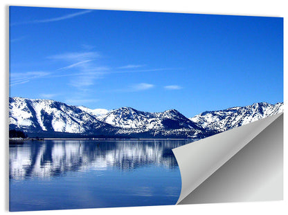 Lake Tahoe Mountain Reflection Wall Art