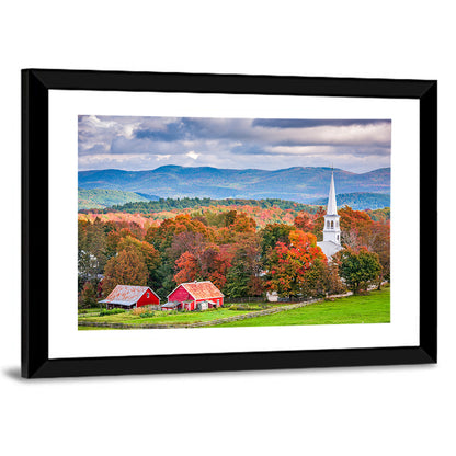 Peacham Autumn Pasture Wall Art