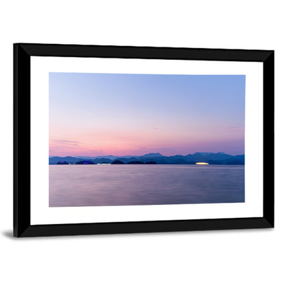 Hangzhou Thousand Island Lake at Dusk Wall Art