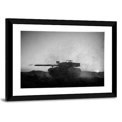 German Tank in War Wall Art