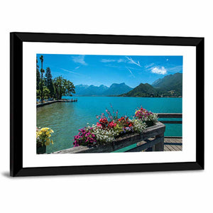 Annecy Lake & Village Talloires Wall Art