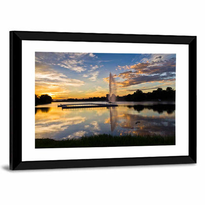 Ada Lake Sunset Ii Wall Art
