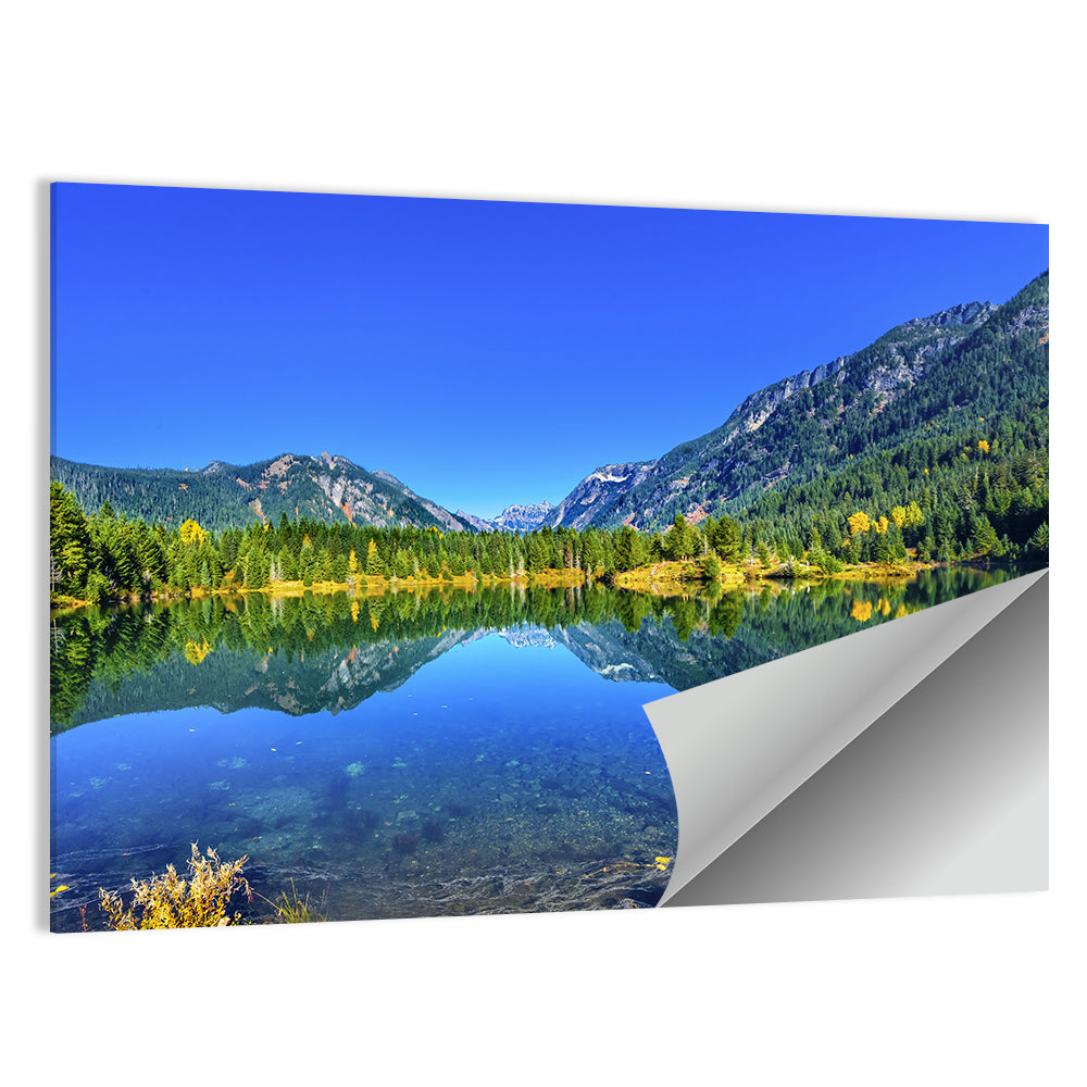 Mt Chikamin Reflection at Gold Lake Wall Art