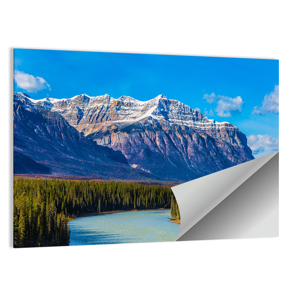 Abraham Lake Mountain View Wall Art