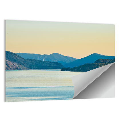 Lake Pend Oreille at Golden Hour Wall Art