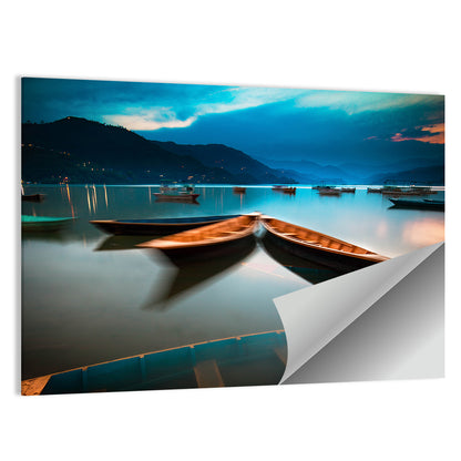 Lake Phewa Sunset Wall Art