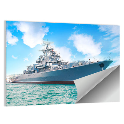 Navy Warship Hull Study Wall Art