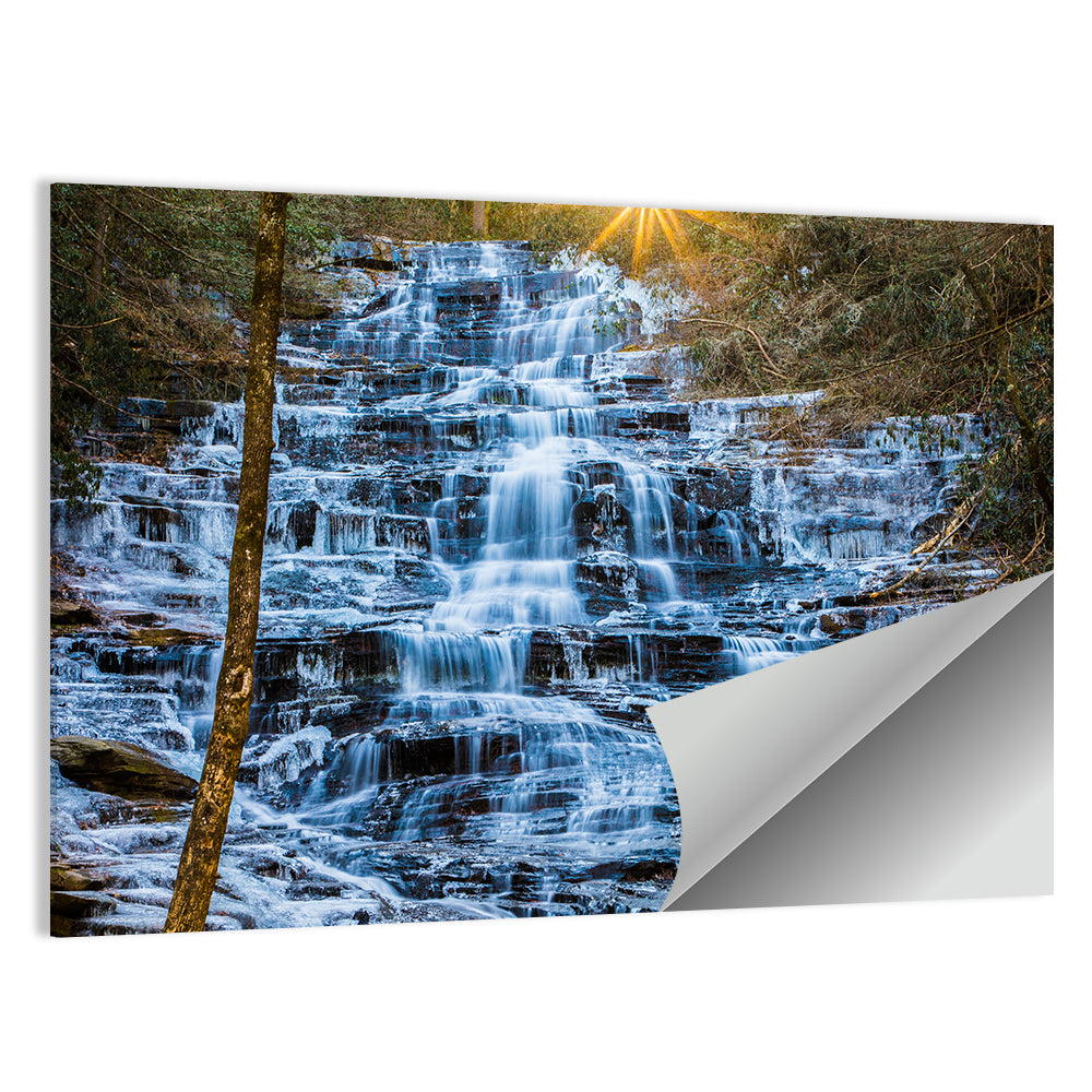 Minnehaha Falls Winter Cascade Wall Art