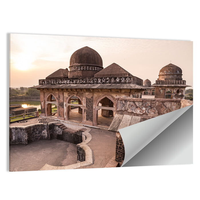 Jahaz Mahal, Mandu India Wall Art as a poster print