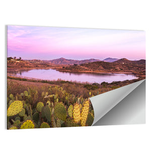 Lake Hodges Sunset Wall Art