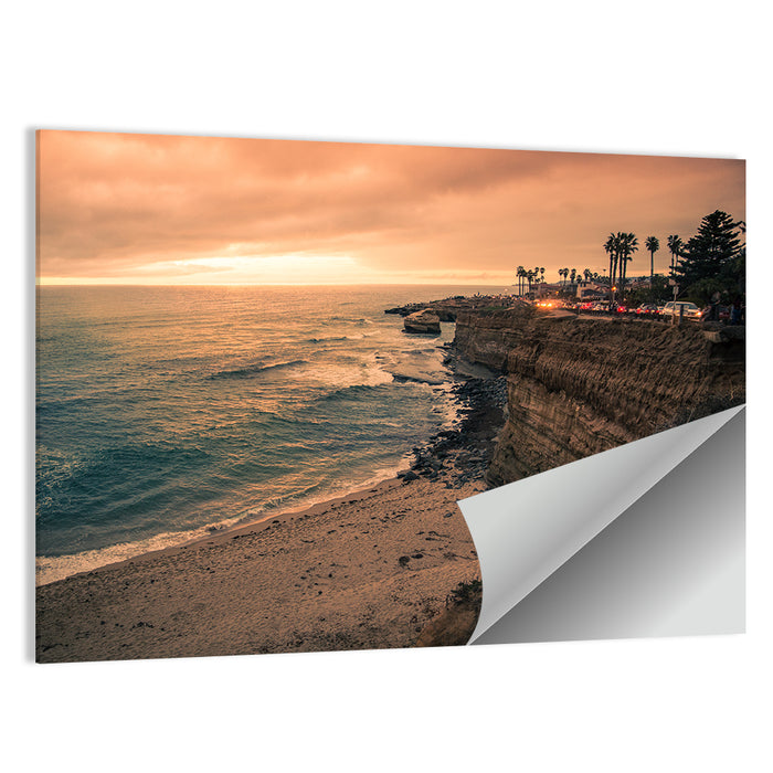 Point Loma Cliffs Wall Art as a poster print
