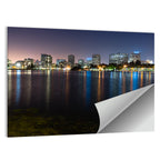 Oakland Skyline Over Lake Merritt Wall Art