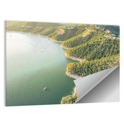 Lake Travis Aerial View Wall Art