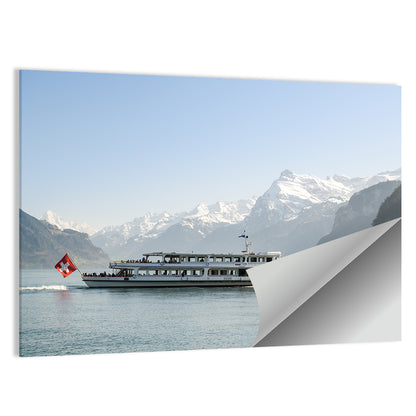 Lake Lucerne Passenger Boat Wall Art