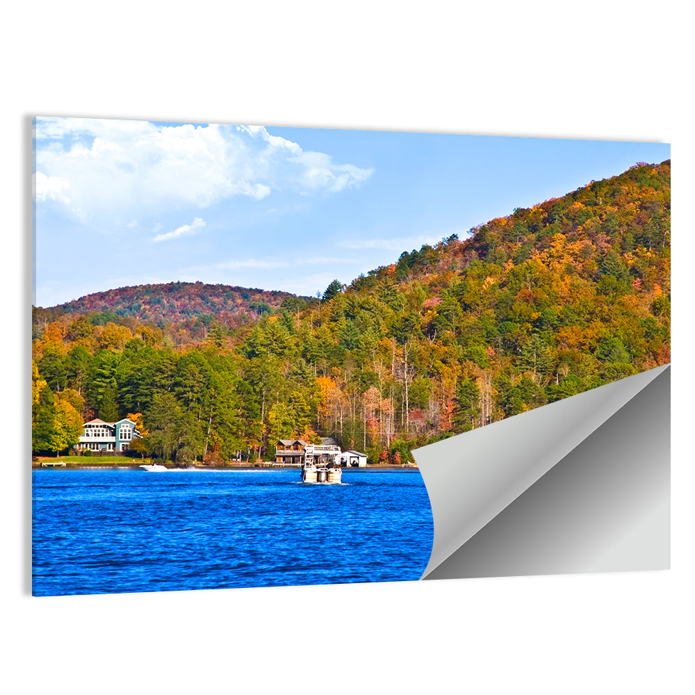 Lake Burton Autumn View Wall Art