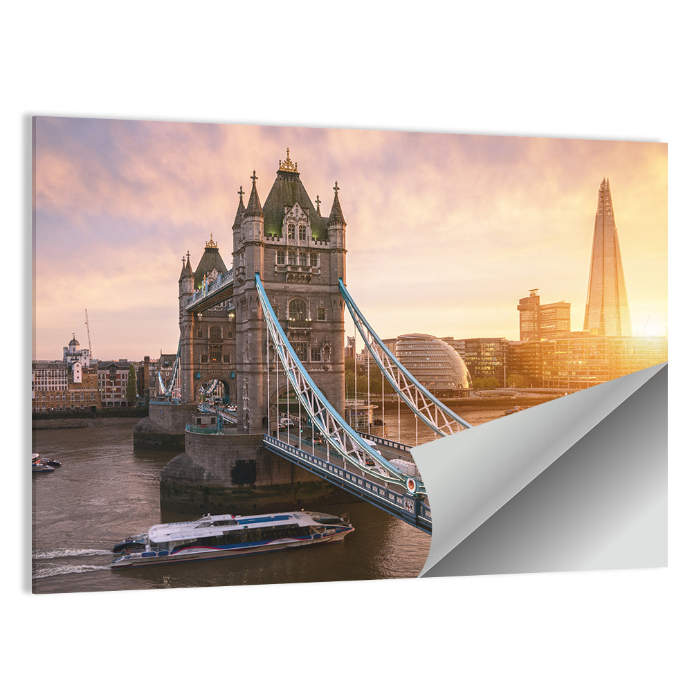 Tower Bridge Golden Hour Wall Art