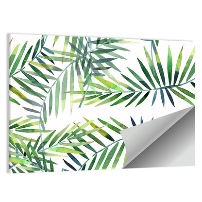 Herbal Leaves Pattern Wall Art