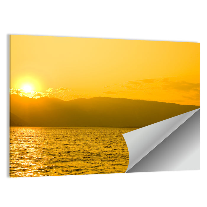 Lake Chelan Sunset Wall Art as a poster print