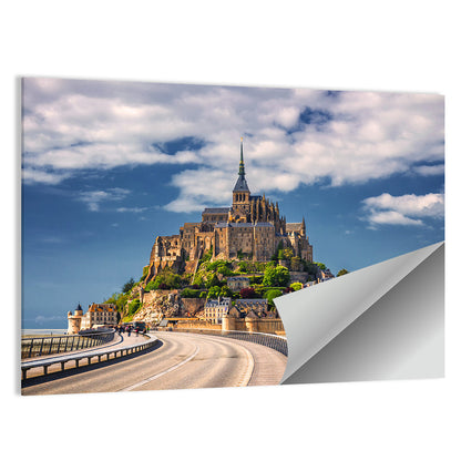 Mont Saint-michel at Low Tide Wall Art
