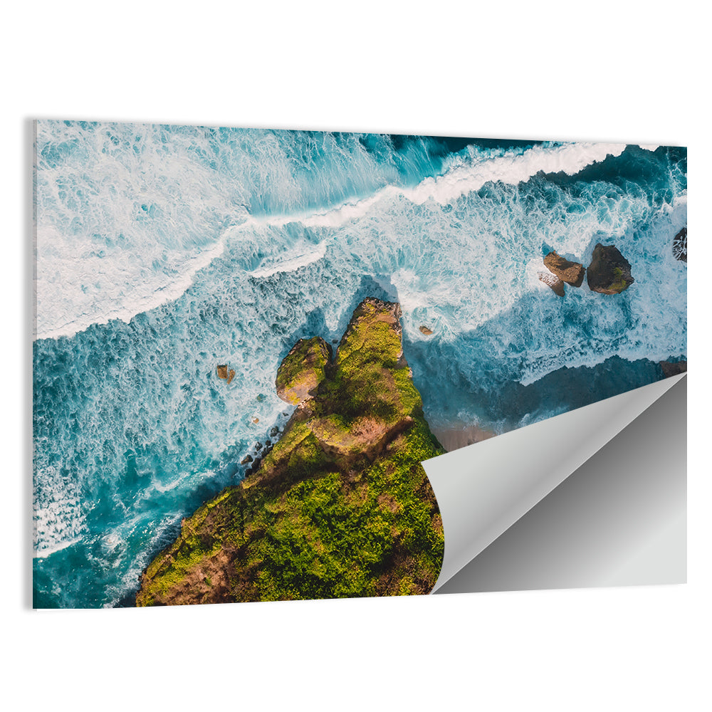 Bali Aerial Cliff View Wall Art