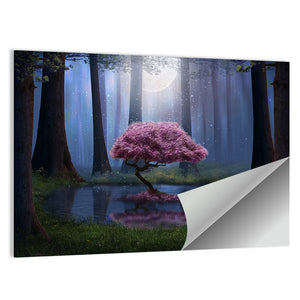 Fantasy Tree In Forest Wall Art