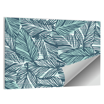 Palm Leaves Pattern Wall Art