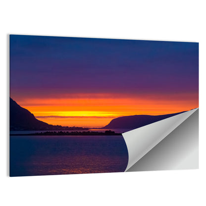 Norwegian Island Sunset Wall Art