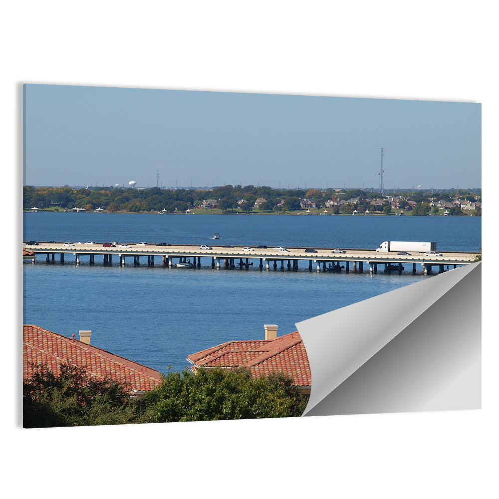 Lake Ray Hubbard Bridge View Wall Art