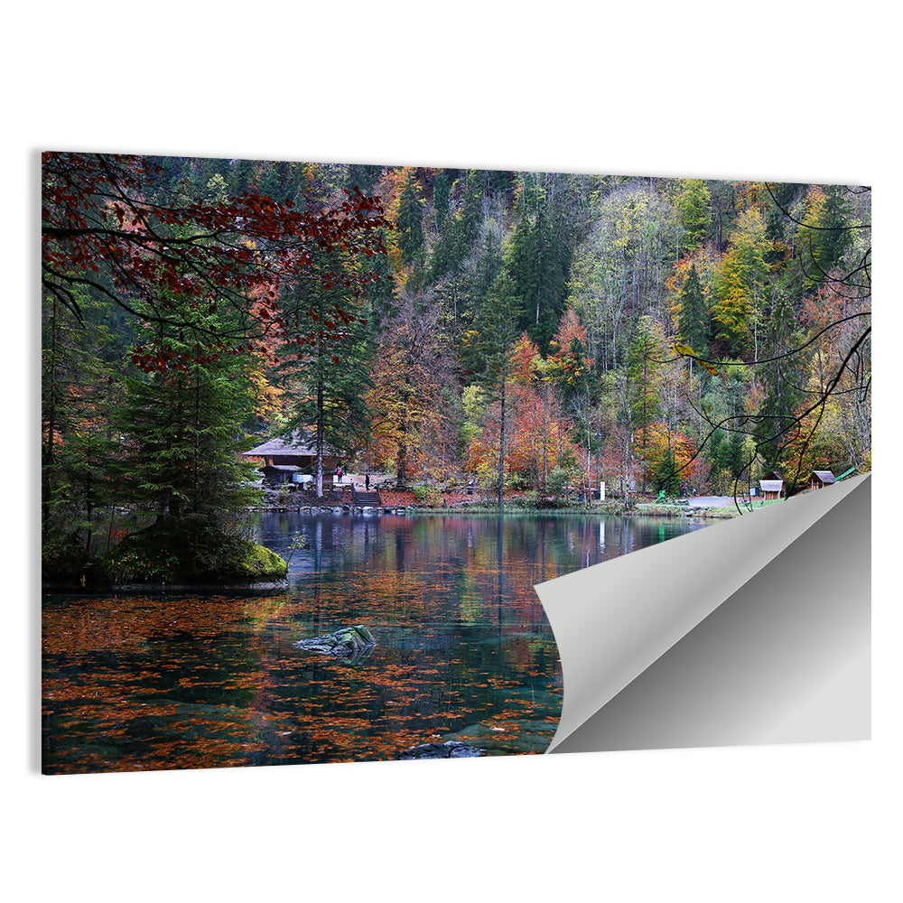 Blausee Lake Reflections Wall Art