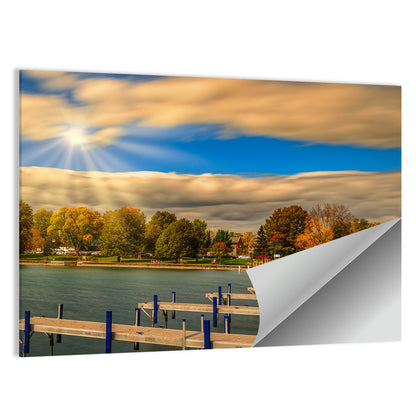 Skaneateles Lake Pier Wall Art