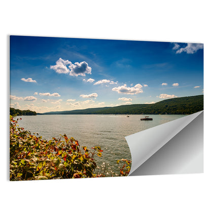 Greenwood Lake Autumn View Wall Art