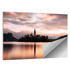 Bled Lake Sunrise Wall Art