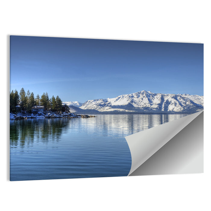 Elk Point Lake Tahoe Reflection Wall Art as a poster print