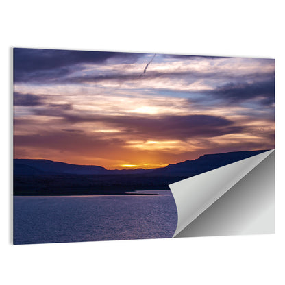 Abiquiu Lake Sunset Glow Wall Art